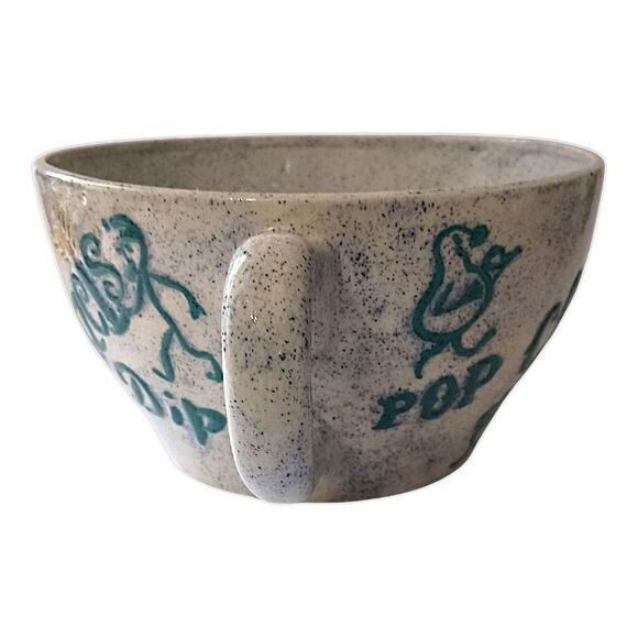 Holland Mold Melamine Popcorn Bowl Plastic Snack Pretzel Handpainted Vintage 70s - Picture 15 of 16